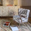 Mina Printed Armchair
