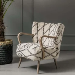 Mina Printed Armchair