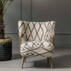 Mina Printed Armchair