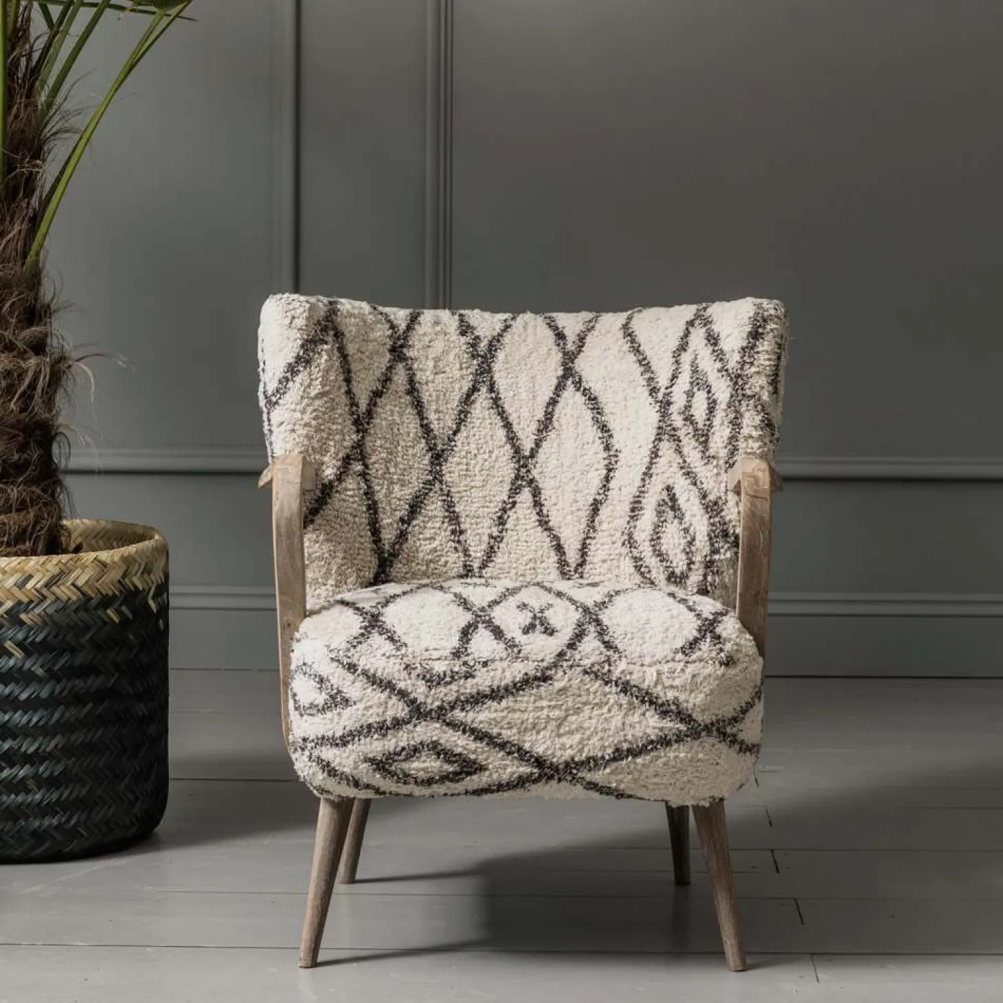 Mina Printed Armchair