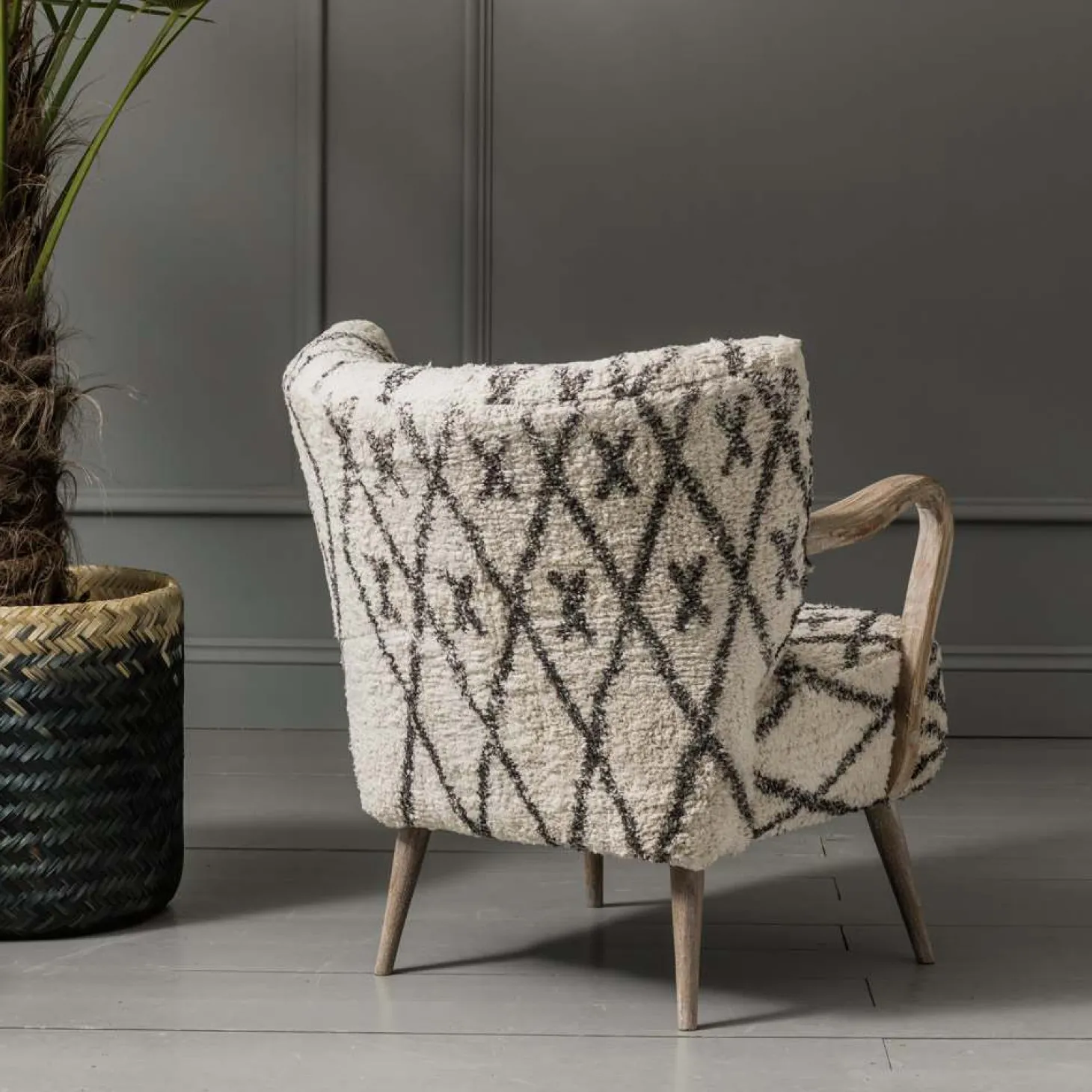 Mina Printed Armchair