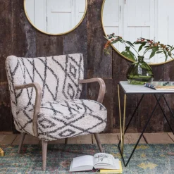 Mina Printed Armchair