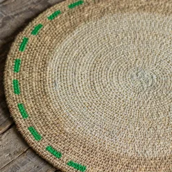 Miro Green Dash Placemat