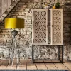 Momoka Hand-Carved Bar Cabinet