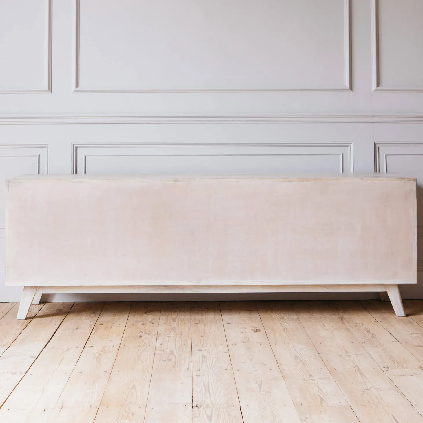 Momoka Hand-Carved Sideboard with Sliding Doors