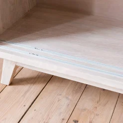 Momoka Hand-Carved Sideboard with Sliding Doors