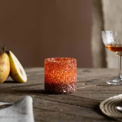 Mora Brown Tealight Holder