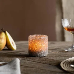 Mora Grey Tealight Holder