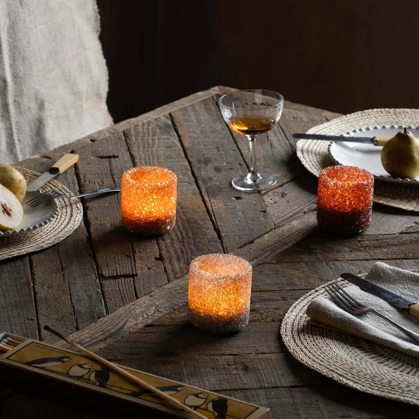 Mora Orange Tealight Holder