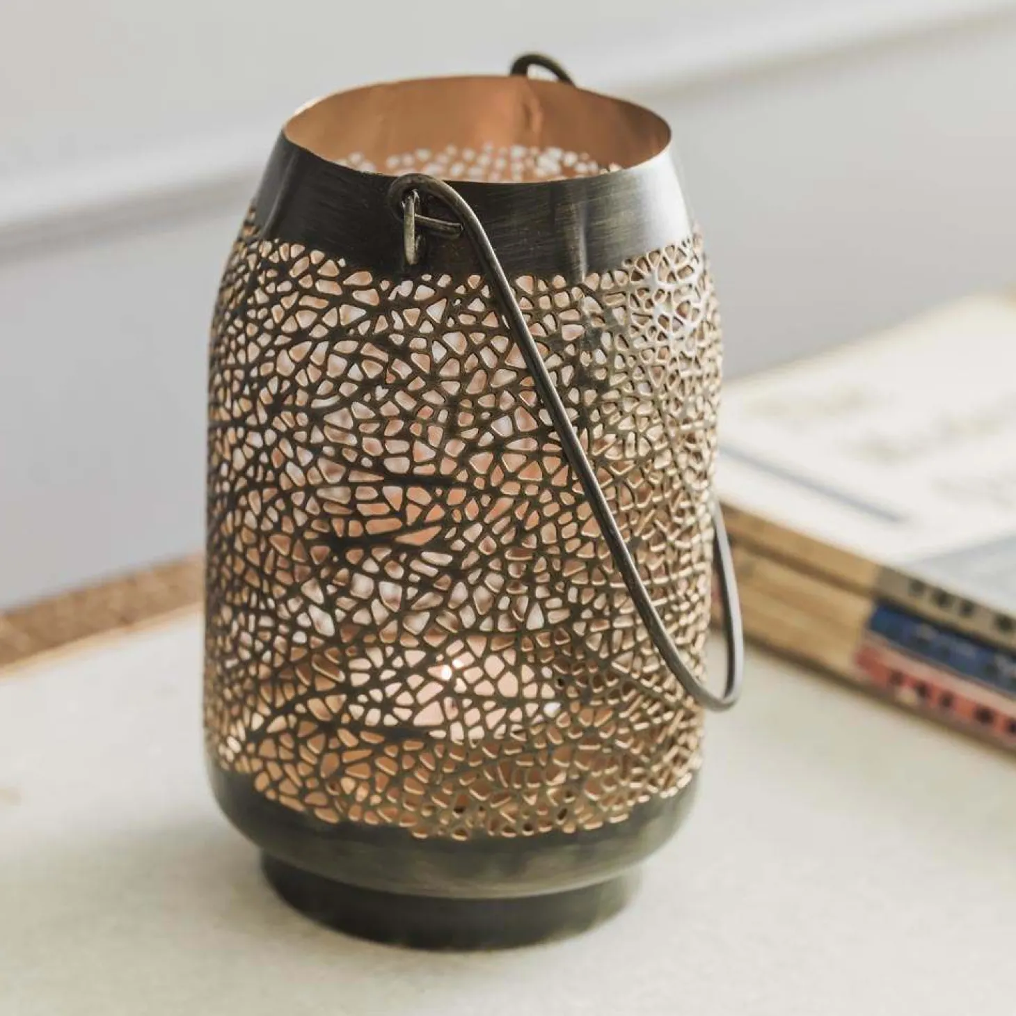 Moroccan Tea Light Hanging Lantern
