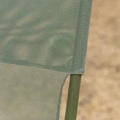 Moss Green Balcony Table and Four Chairs Set