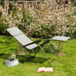 Moss Green Reclining Garden Chair