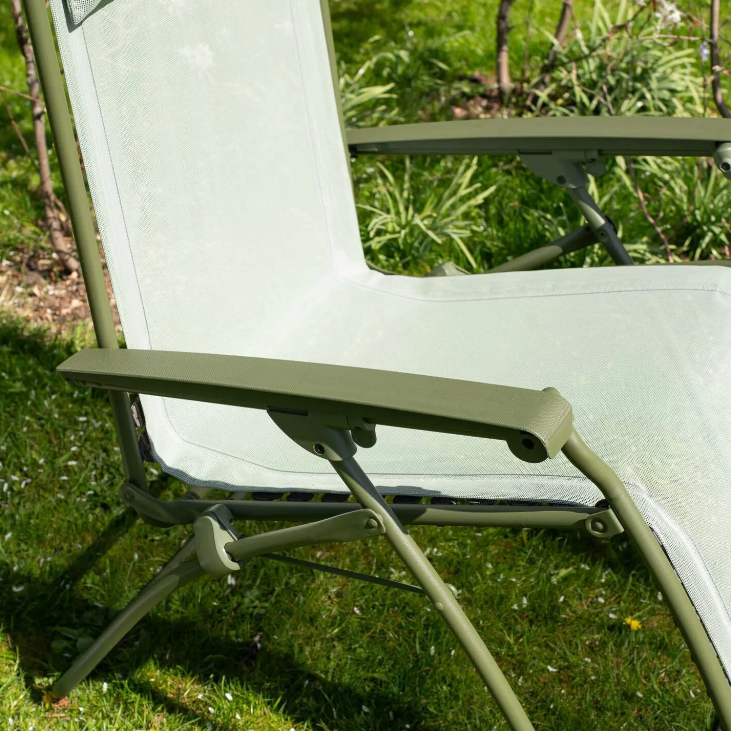 Moss Green Reclining Garden Chair