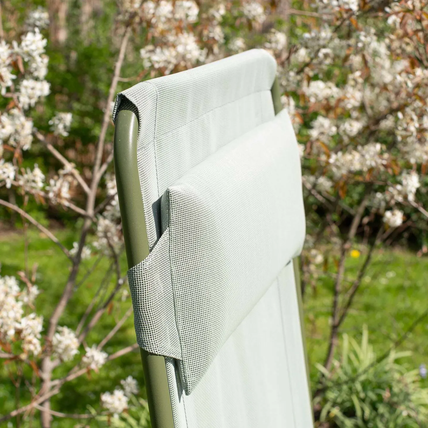 Moss Green Reclining Garden Chair