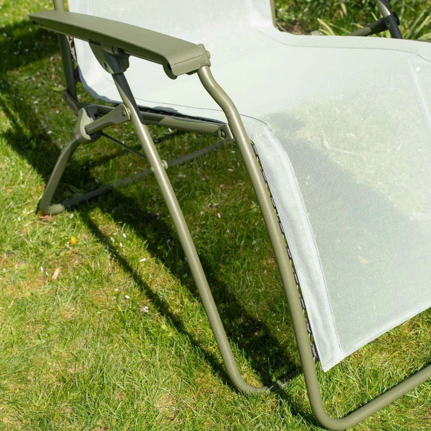 Moss Green Reclining Garden Chair