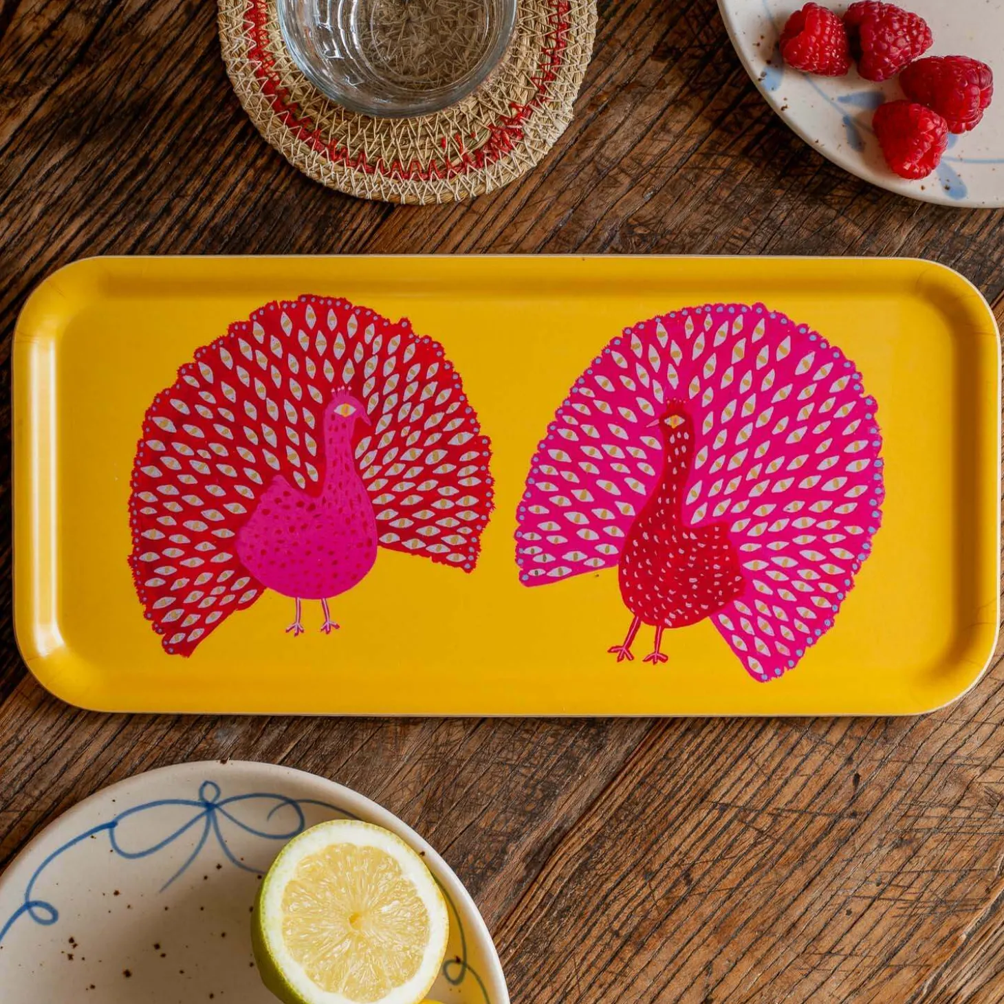 Mr & Mrs Peacock Tray