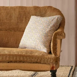 Multi-Colour Floral Square Cushion