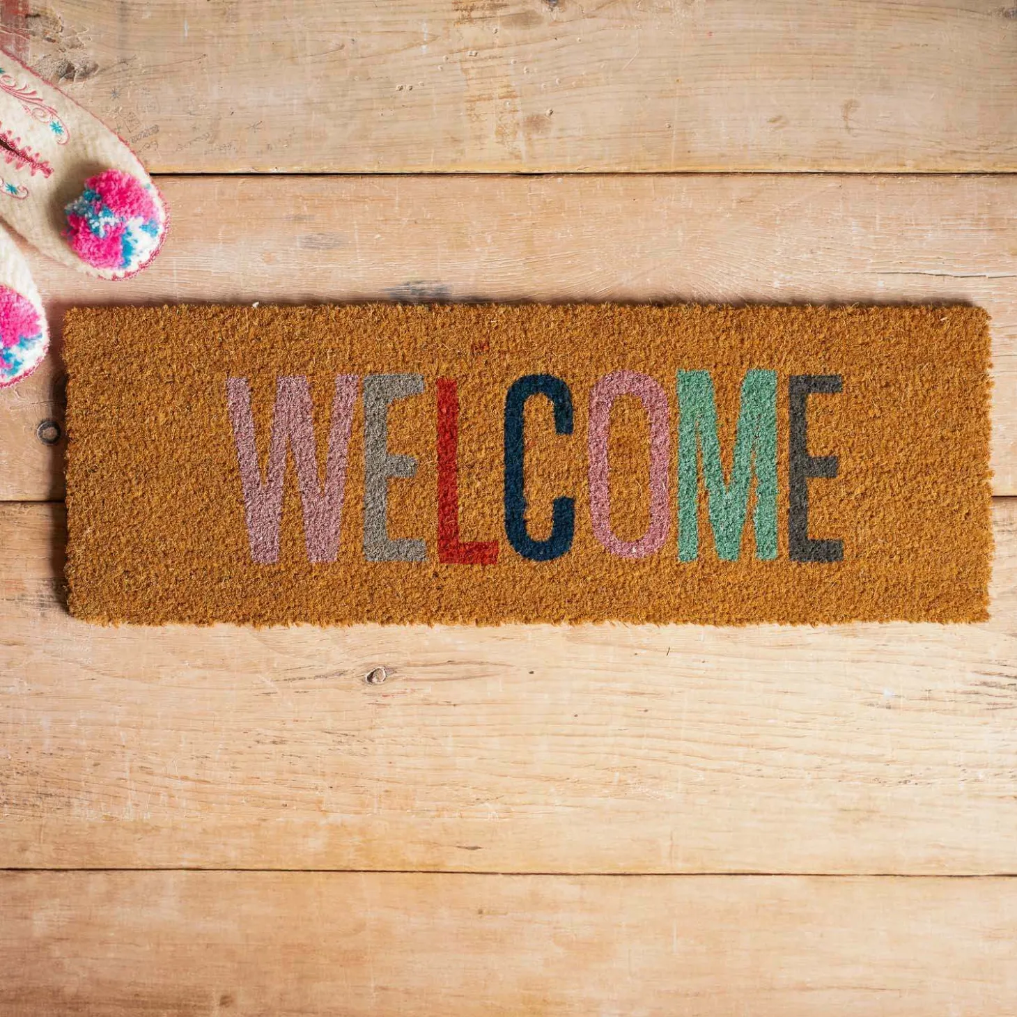Multi-Colour Welcome Door Mat