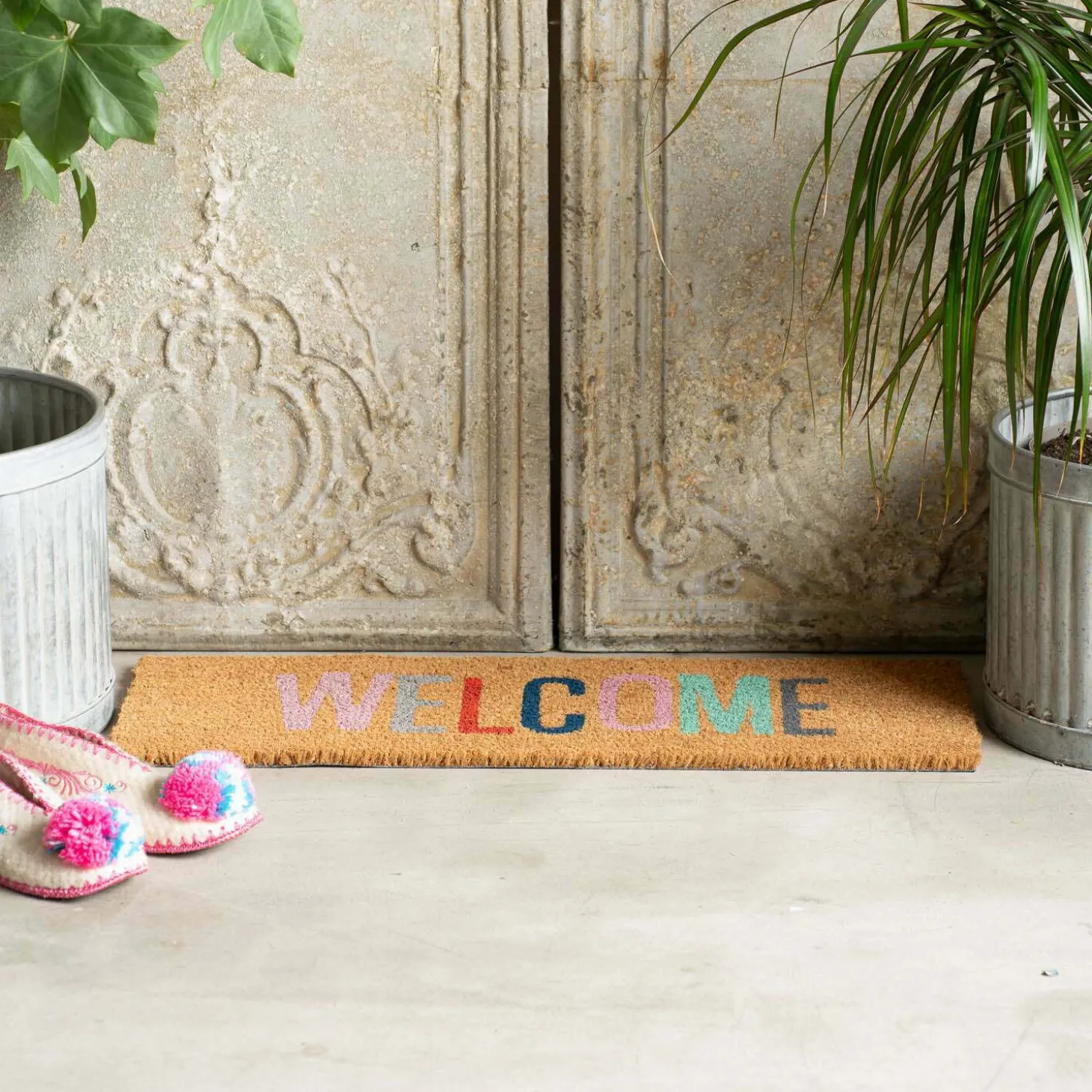 Multi-Colour Welcome Door Mat