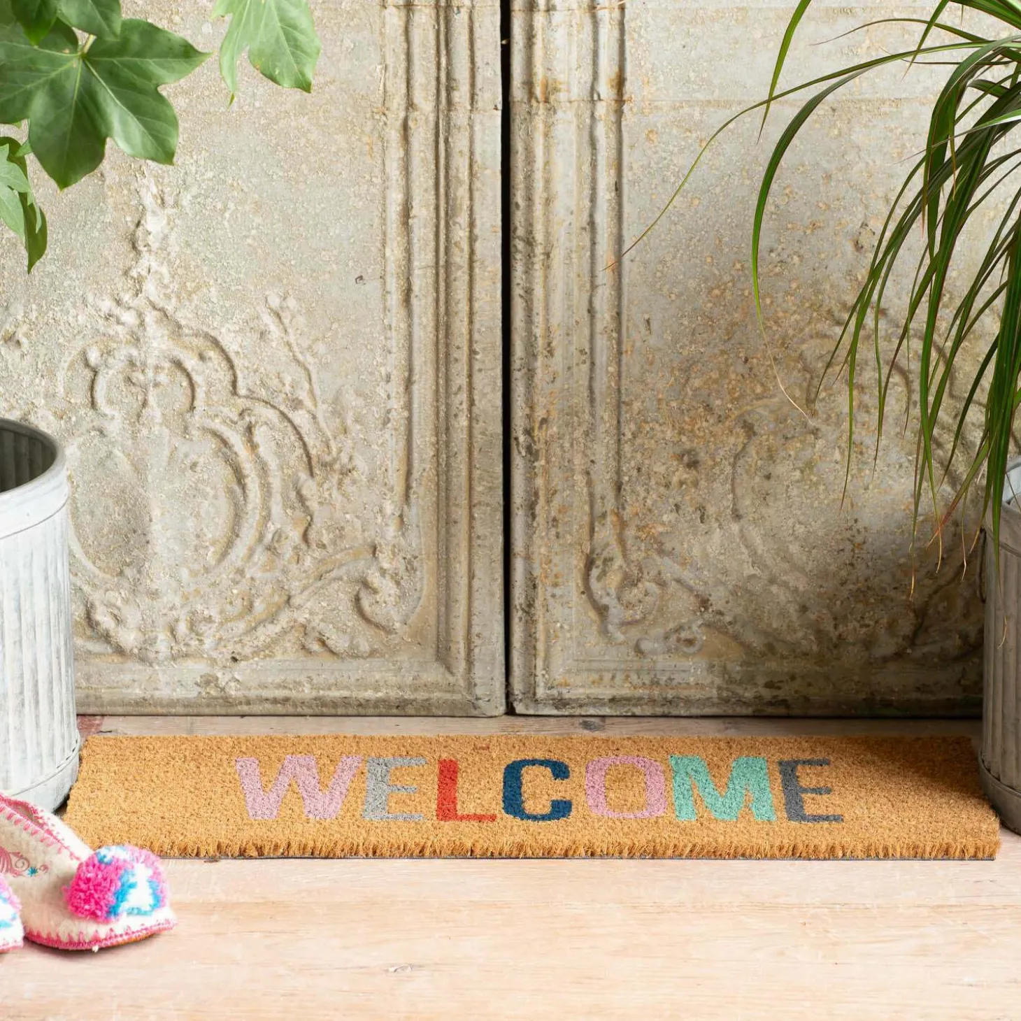 Multi-Colour Welcome Door Mat