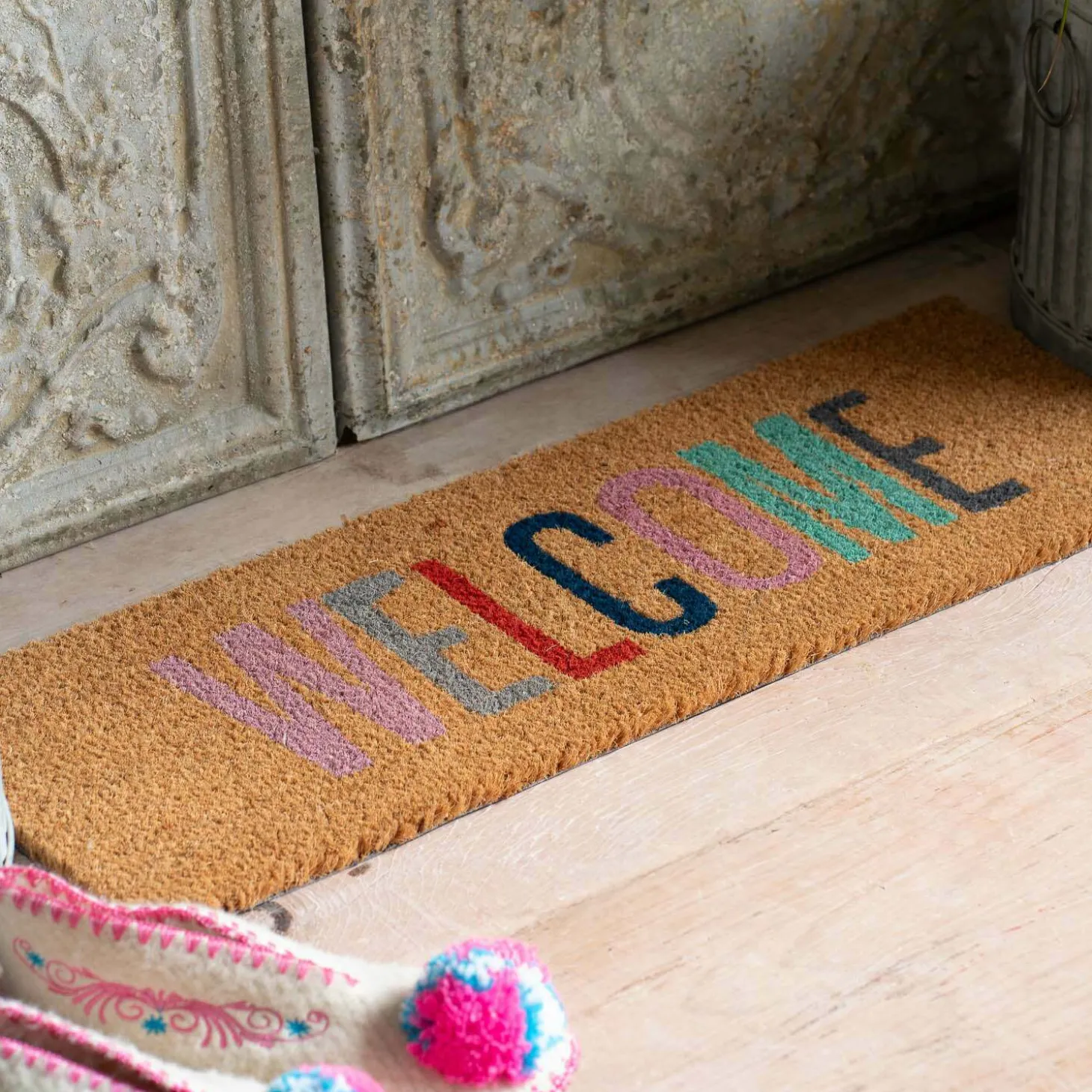 Multi-Colour Welcome Door Mat