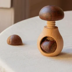 Mushroom Wooden Nutcracker