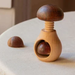Mushroom Wooden Nutcracker