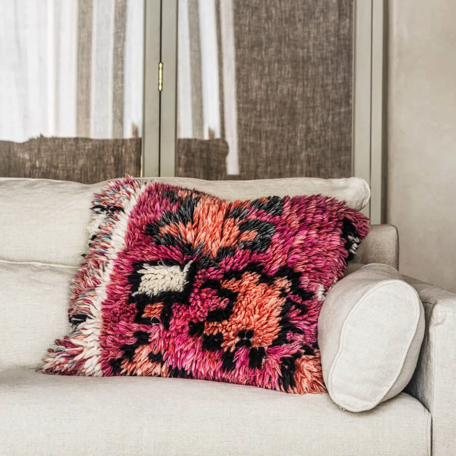 Myla Dark Pink Cushion