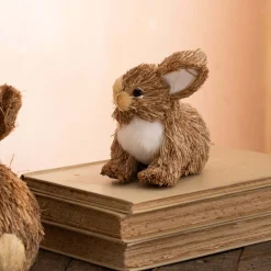 Natural Bristle Bunny Decoration