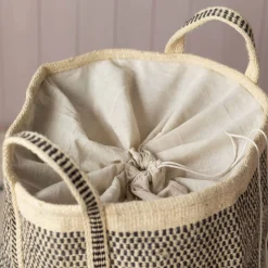 Natural Jute Laundry Baskets