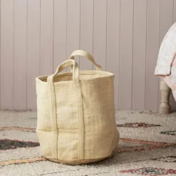 Natural Jute Storage Baskets