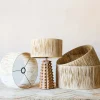 Natural Raffia Lamp Shades