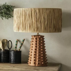Natural Raffia Lamp Shades
