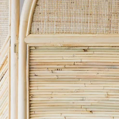 Natural Rattan Arched Screen