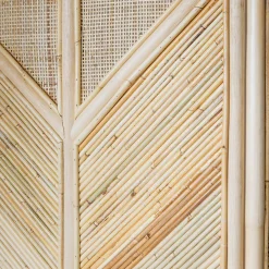 Natural Rattan Arched Screen