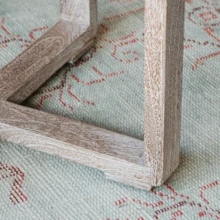 Natural Scallop Side Table