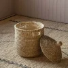 Natural Seagrass Laundry Basket