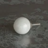 Natural White Marble Round Knob