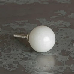 Natural White Marble Round Knob