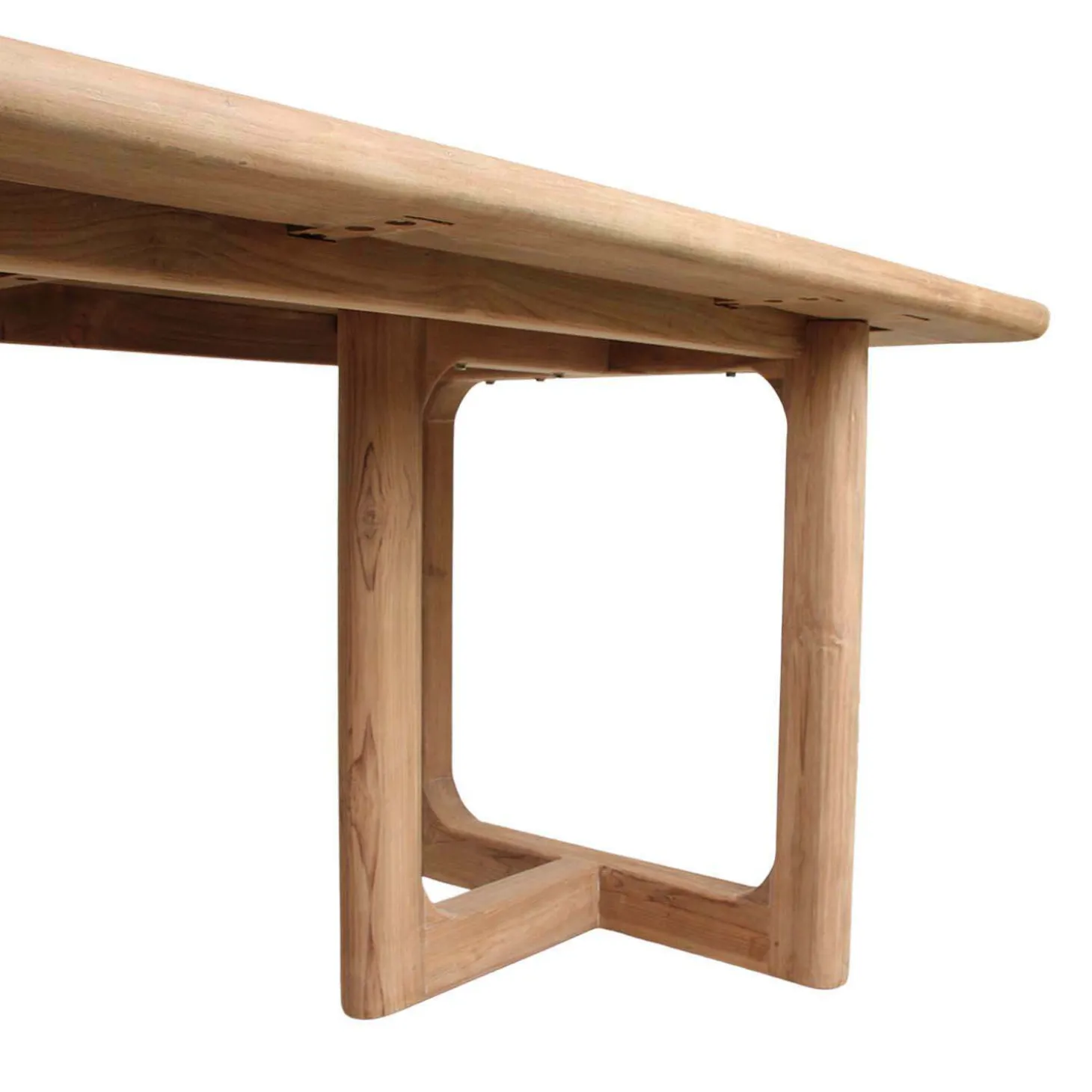 Noa Teak 6 Seater Rectangular Outdoor Dining Table