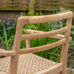 Noa Teak Outdoor Dining Armchair