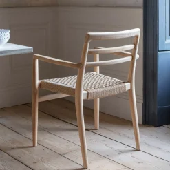 Noa Teak Outdoor Dining Armchair