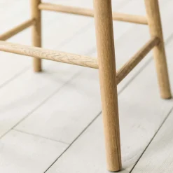 Oak Farmhouse Kitchen Stool