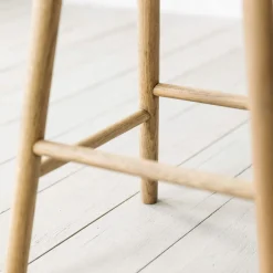 Oak Farmhouse Kitchen Stool