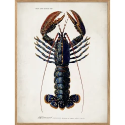 Oak Framed Lobster Prints