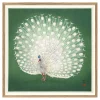 Oak Framed Peacock Prints