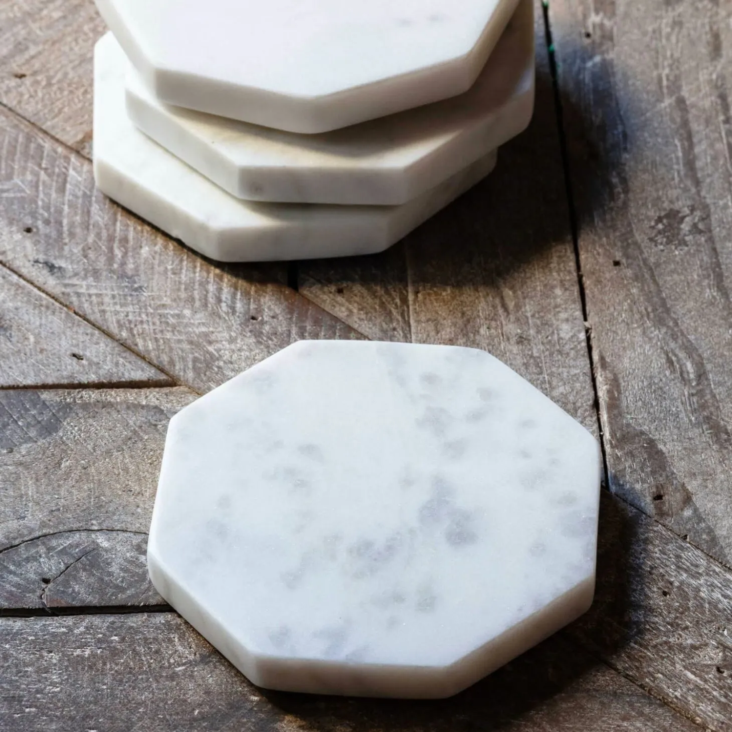 Octagon Marble Coaster