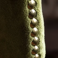 Olive Velvet Upholstered Dining Chair