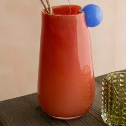 Orange and Blue Medium Bolita Vase