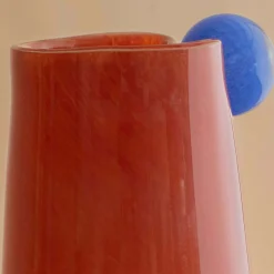 Orange and Blue Medium Bolita Vase